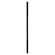 Hinkley Lighting 12-Inch Outdoor Traditional Landscape Stem Black